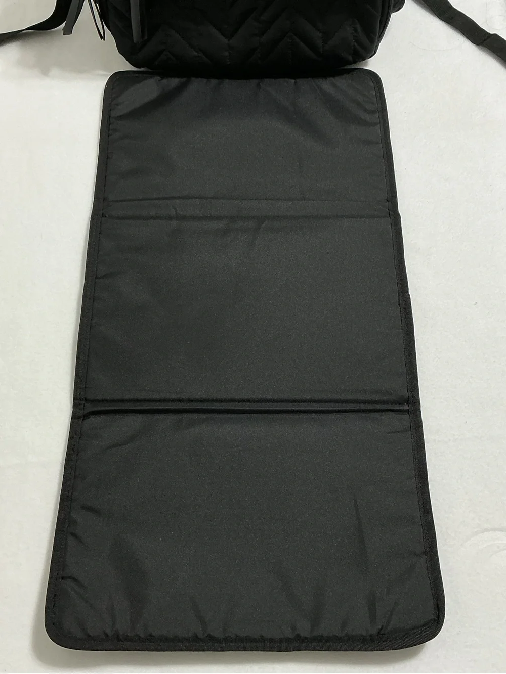 Skip Hop Black Quilted Diaper Bag Backpack With Changing Pad